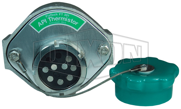 Single Thermistor Socket with Stainless Steel J Slot